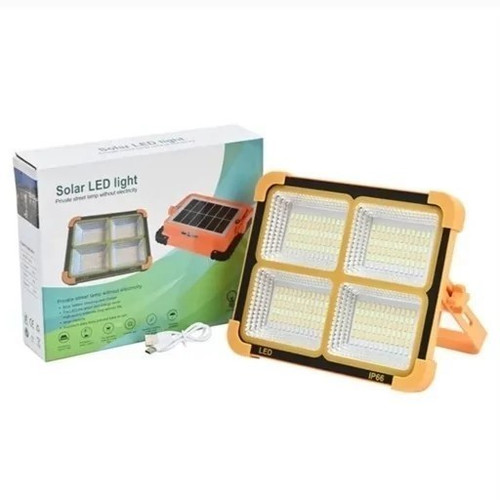 پرژکتور شارژی با پنل خورشیدی 100وات مدل solar led light